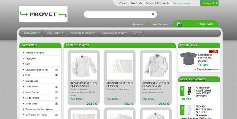 Provet - Vêtements de travail