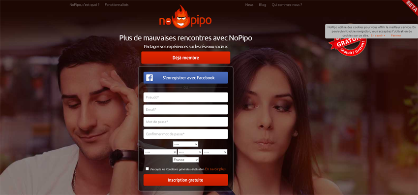 NoPipo - Partagez vos expériences